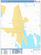 New Bedford Digital Map Basic Style